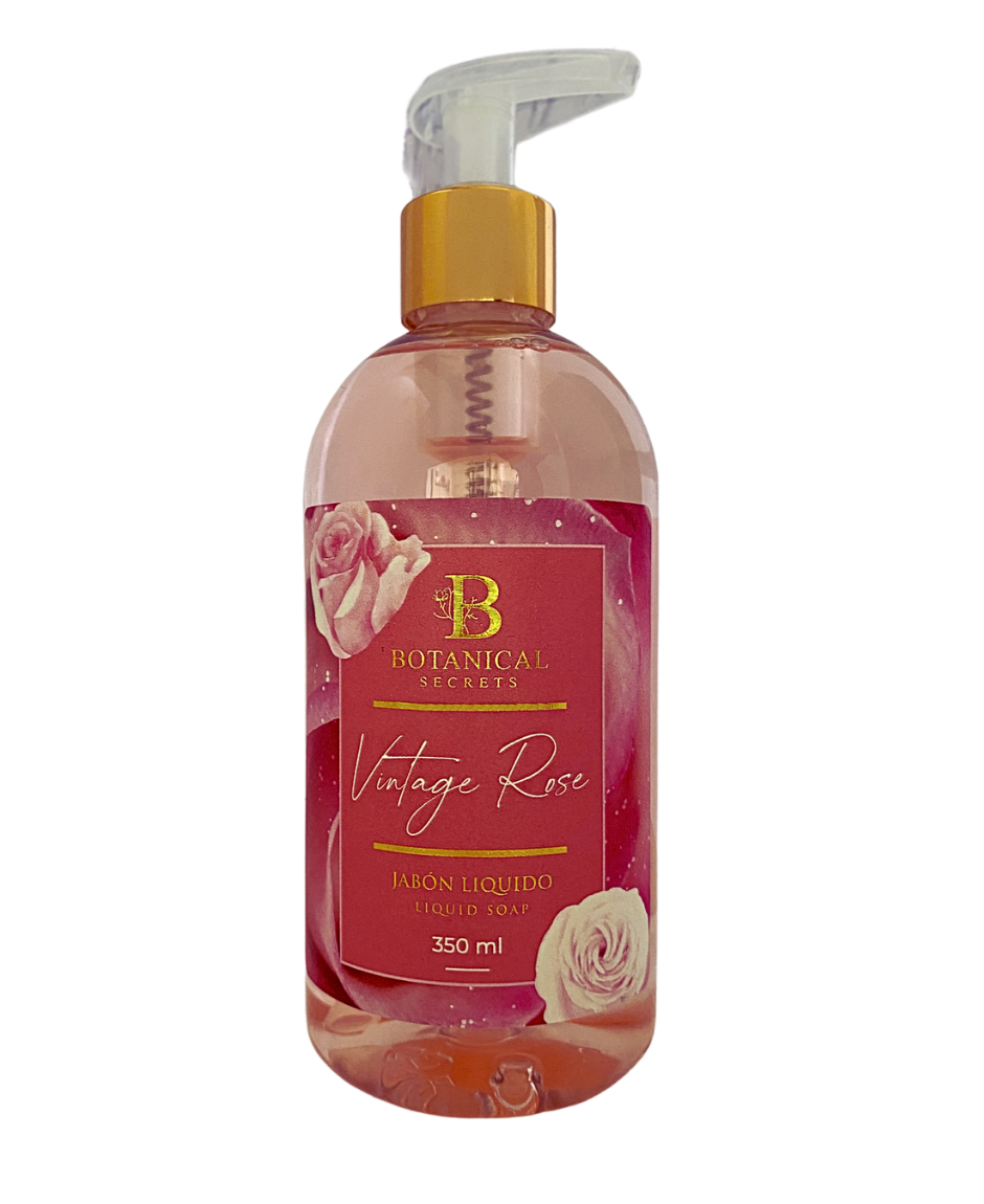 JABÓN LIQUIDO VINTAGE ROSE 350 ML.