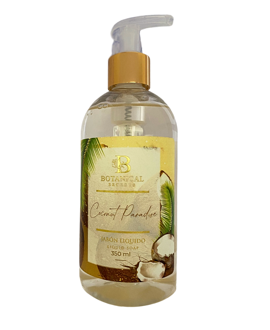 JABÓN LIQUIDO COCO NUT PARADISE 350 ML.